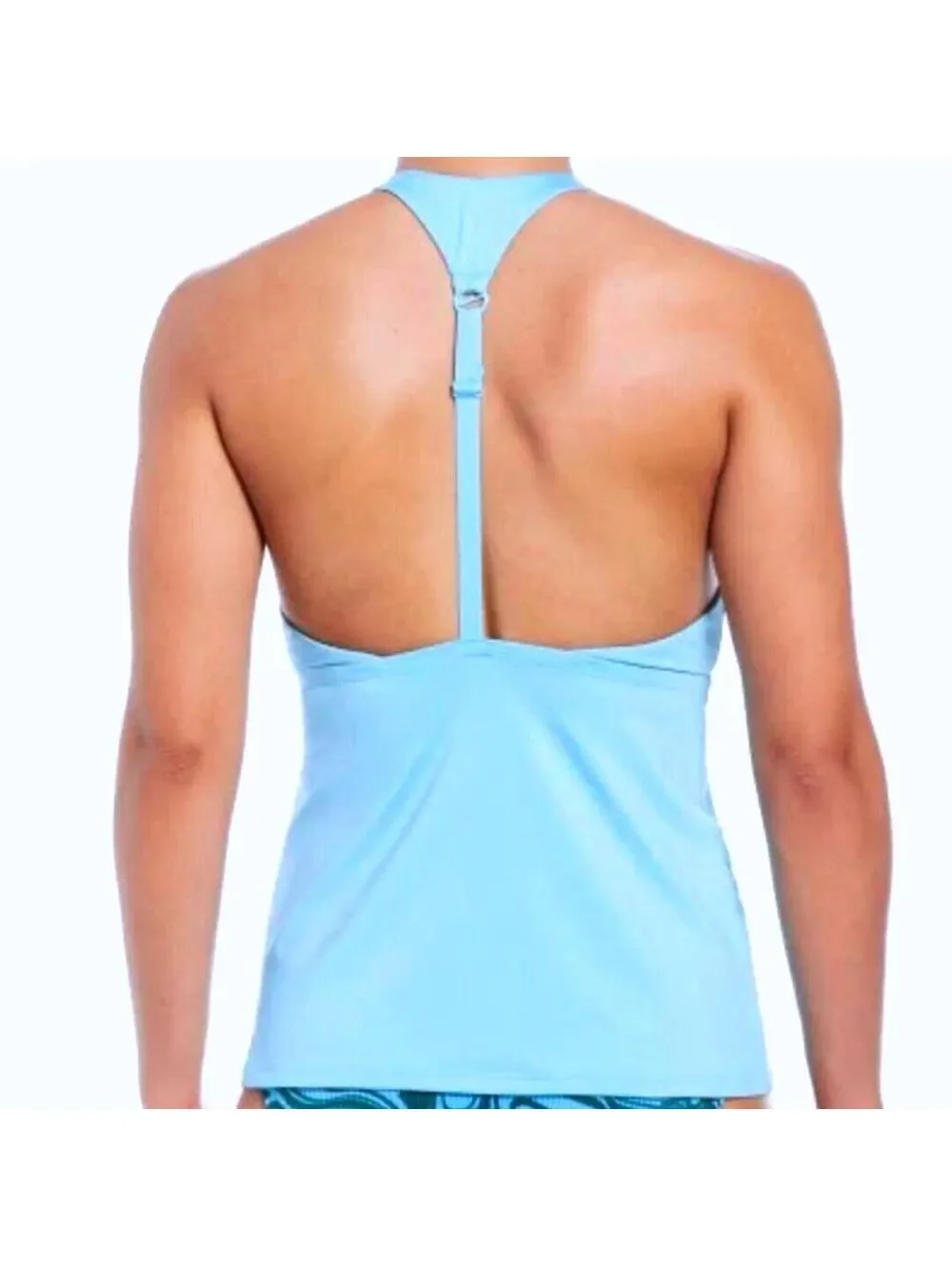 Nike Swim Square Neck Tankini Swimsuit Top 